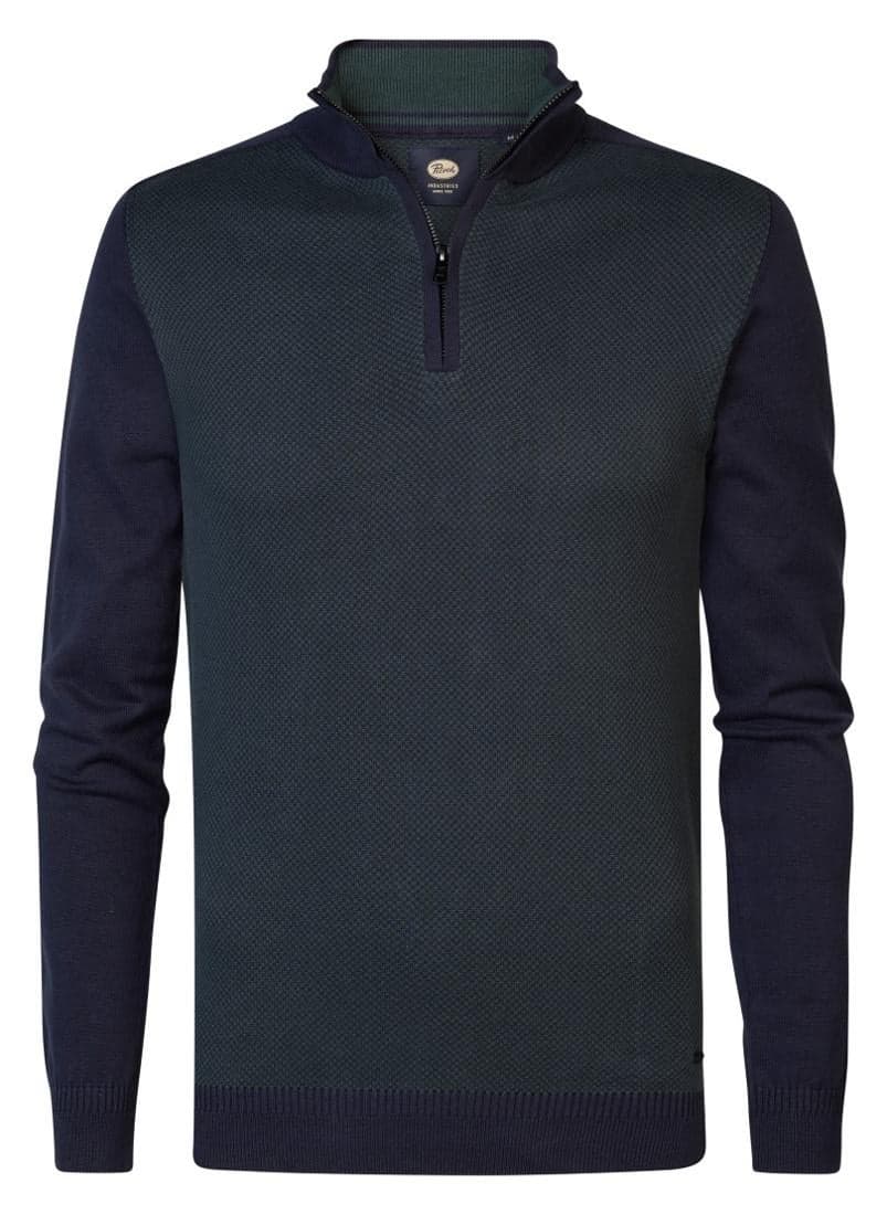 Men’s Organic Cotton Knit Polo Sweater 5120 - Image 1