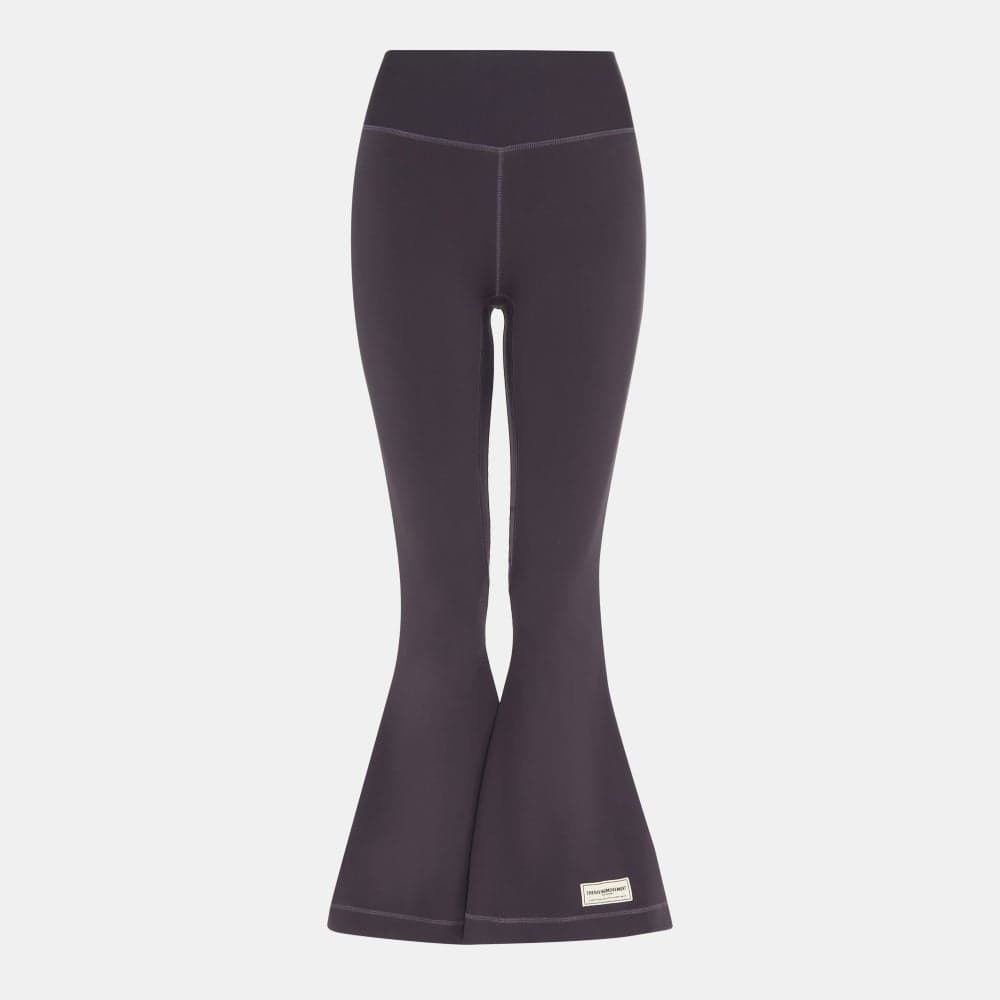 Exaggerated Flare Softskin100© Leggings Purple - Image 1