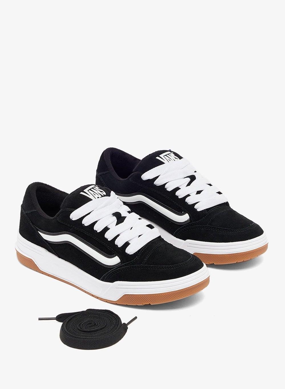 Hylane Suede Sneakers Black White Gum - Image 1