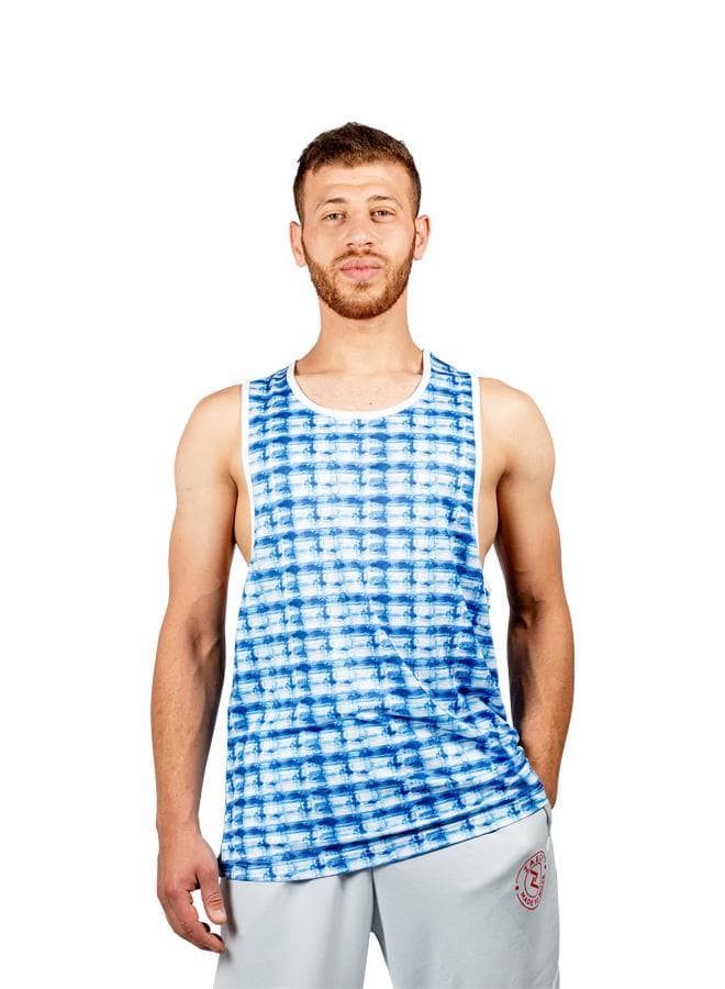Men’s Mesh Racerback Tank Top Quick-Wick Performance - Image 1