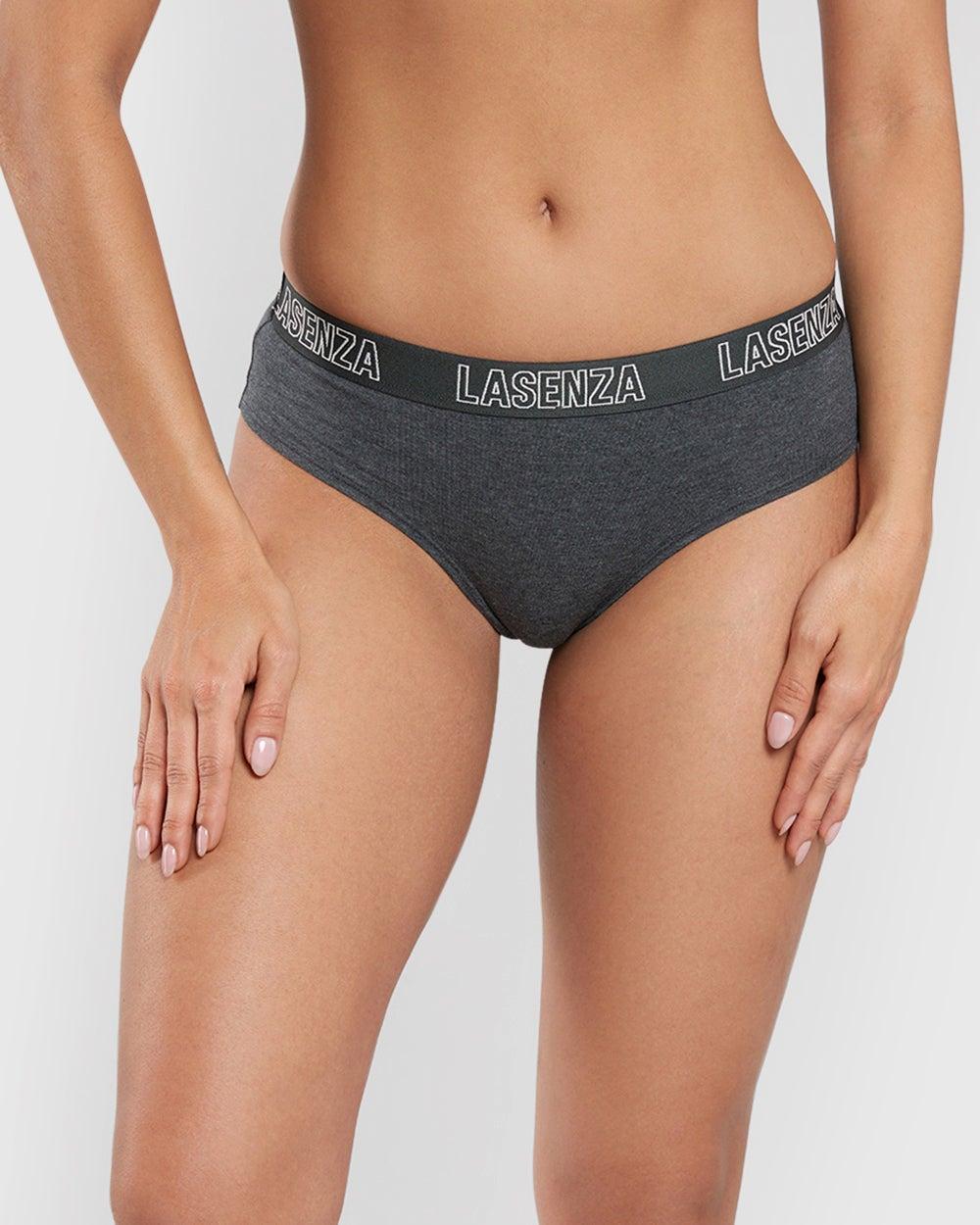 La Senza Heathered Cotton Hipster Panty - Image 1