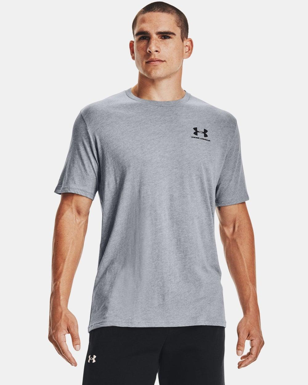 Men’s Sportstyle Logo T-Shirt Grey Classic Fit - Image 1