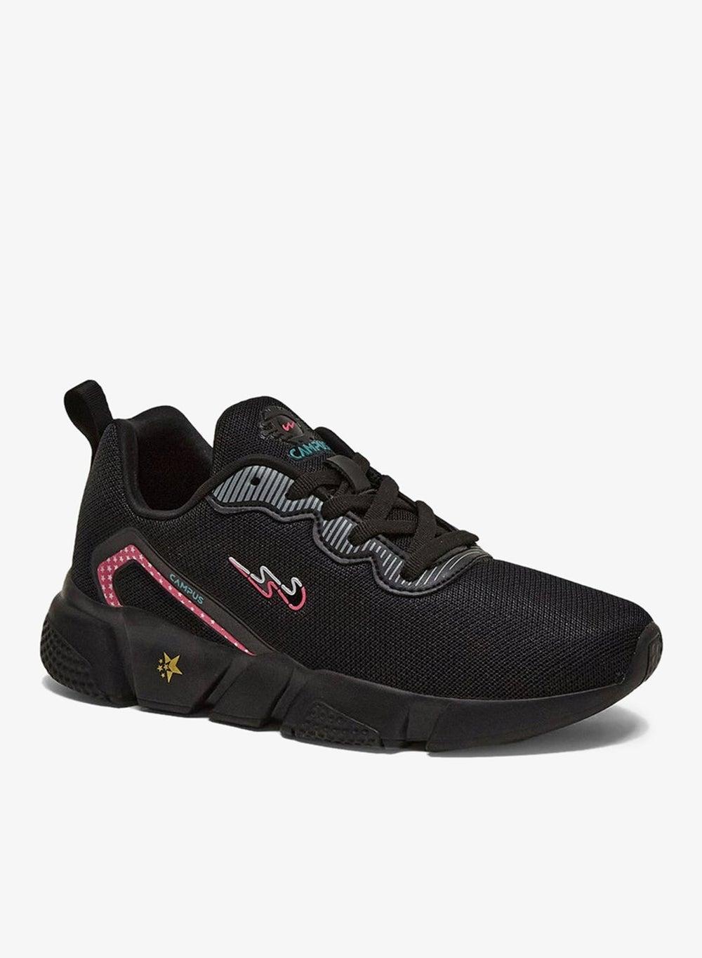 Juliusblk/Rani Black Pink Low-Top Sneakers - Image 1