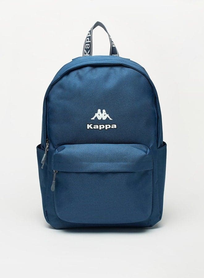 Imx 0015A Navy Logo Detail Boys Backpack - Image 1