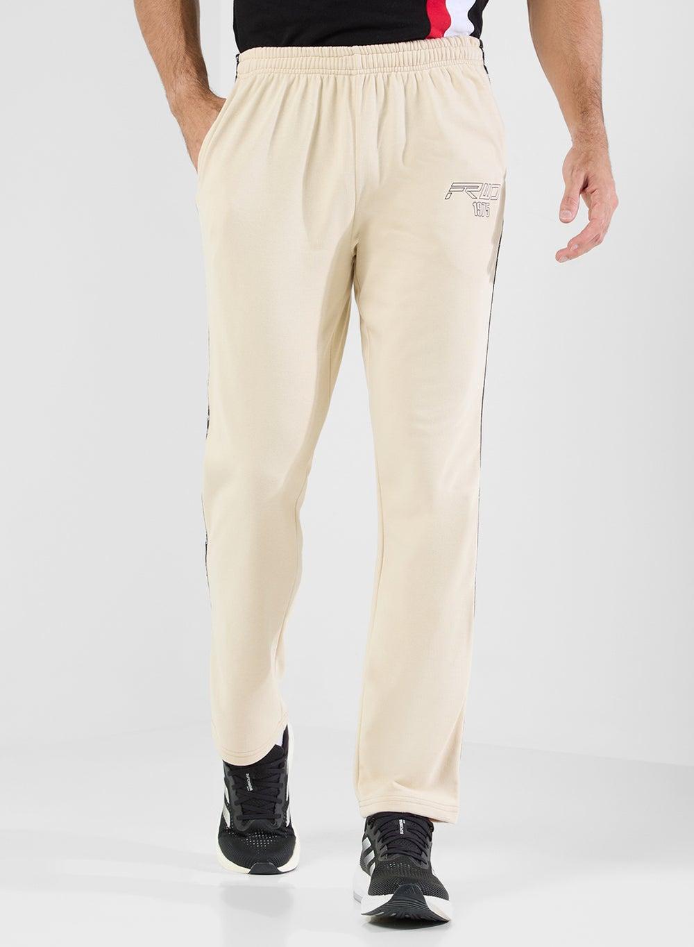 Adan SH 207 Men's Beige Training Sweatpants - Image 1