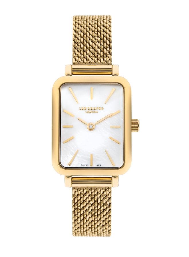 Lee Cooper LC07815.120 Gold Mesh Women’s Watch - Image 1