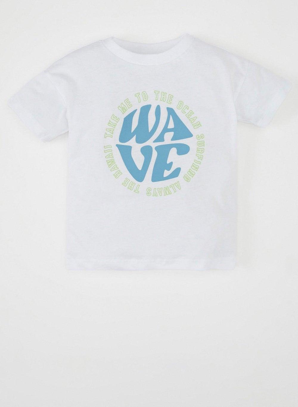 D1507A5 Printed Cotton Blend Short Sleeve T-Shirt - Image 1