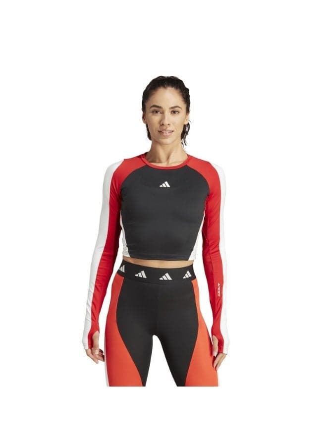 TF LS Colorblock Women’s Training T-Shirt - Image 1