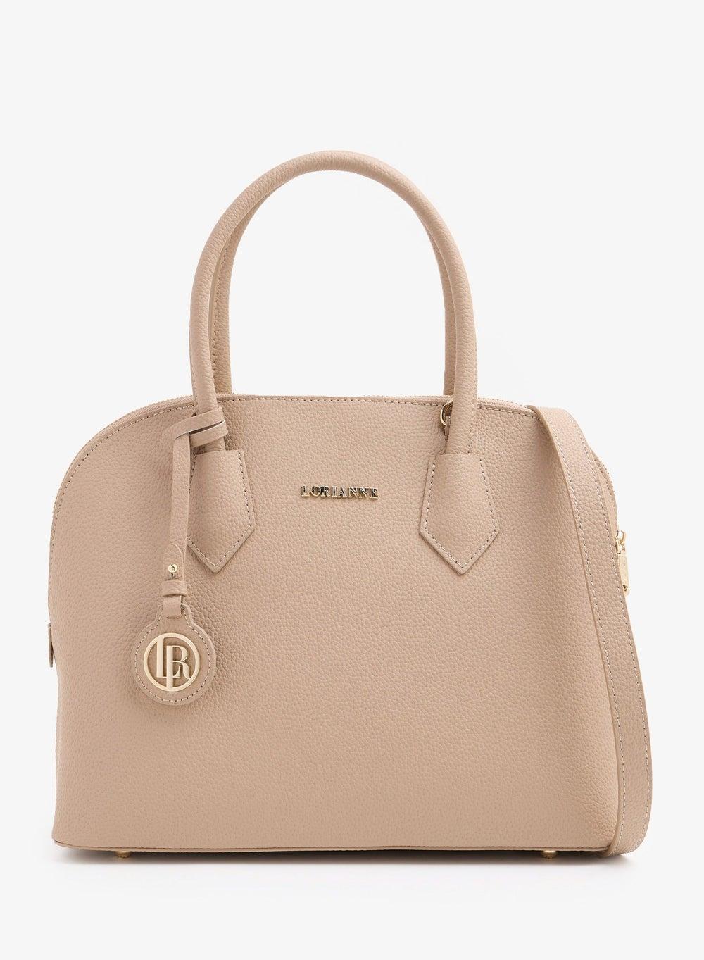 Angiola Light Grey Bowling Shoulder Bag LRPWH1H021 - Image 1