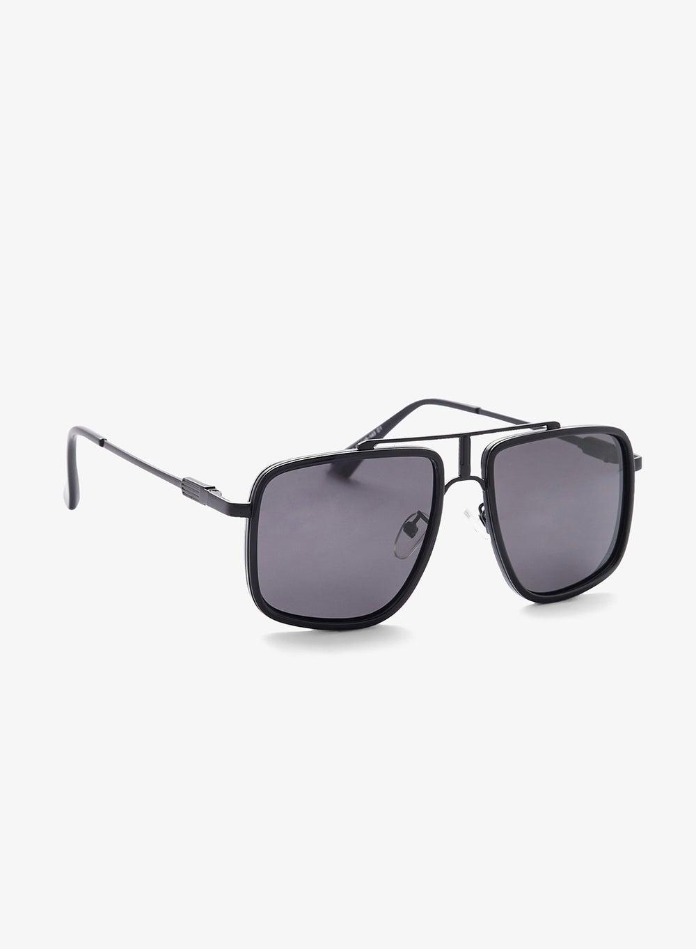 Ti1094 Oversized Polarized Black Sunglasses - Image 1
