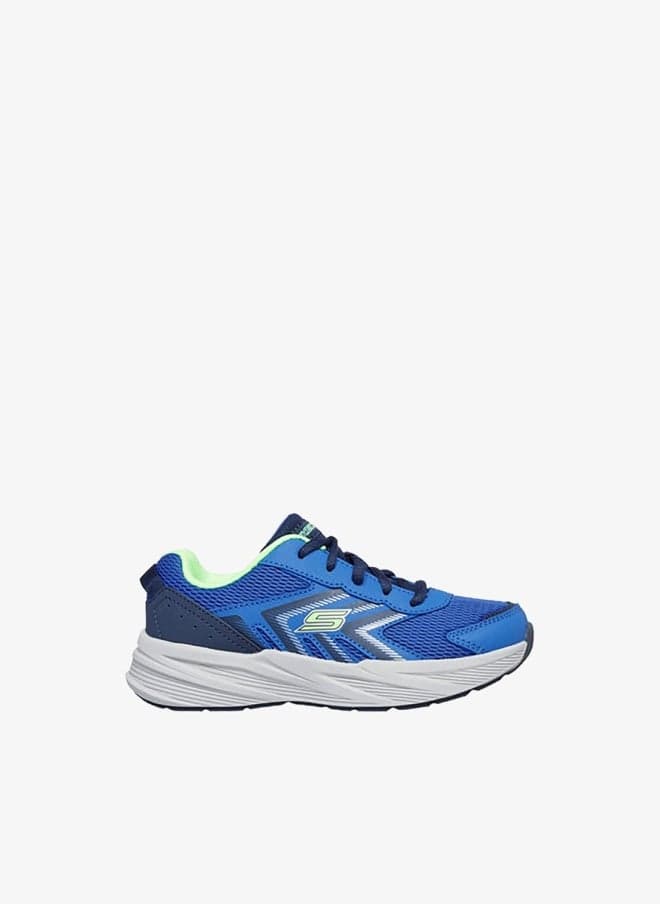 Skechers Kids Microspec Tread Blue Navy Trainers 404116L - Image 1