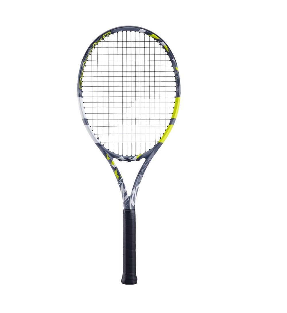 Babolat EVO Aero 102516 Strung Tennis Racket Grey Yellow - Image 1