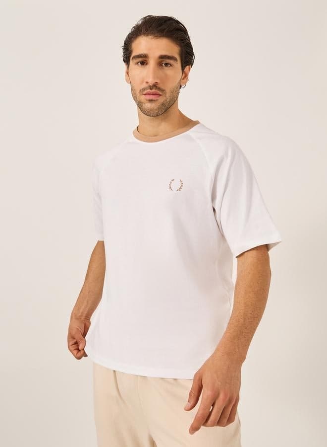 Styli 7010182802 White Oversized Raglan T-Shirt - Image 1