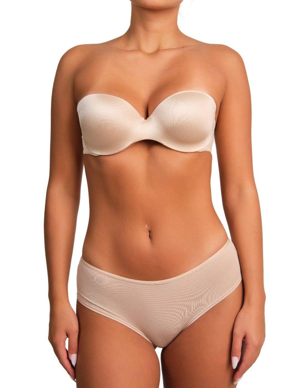 La Senza Strapless Lightly Lined Push-Up Bra - Image 1