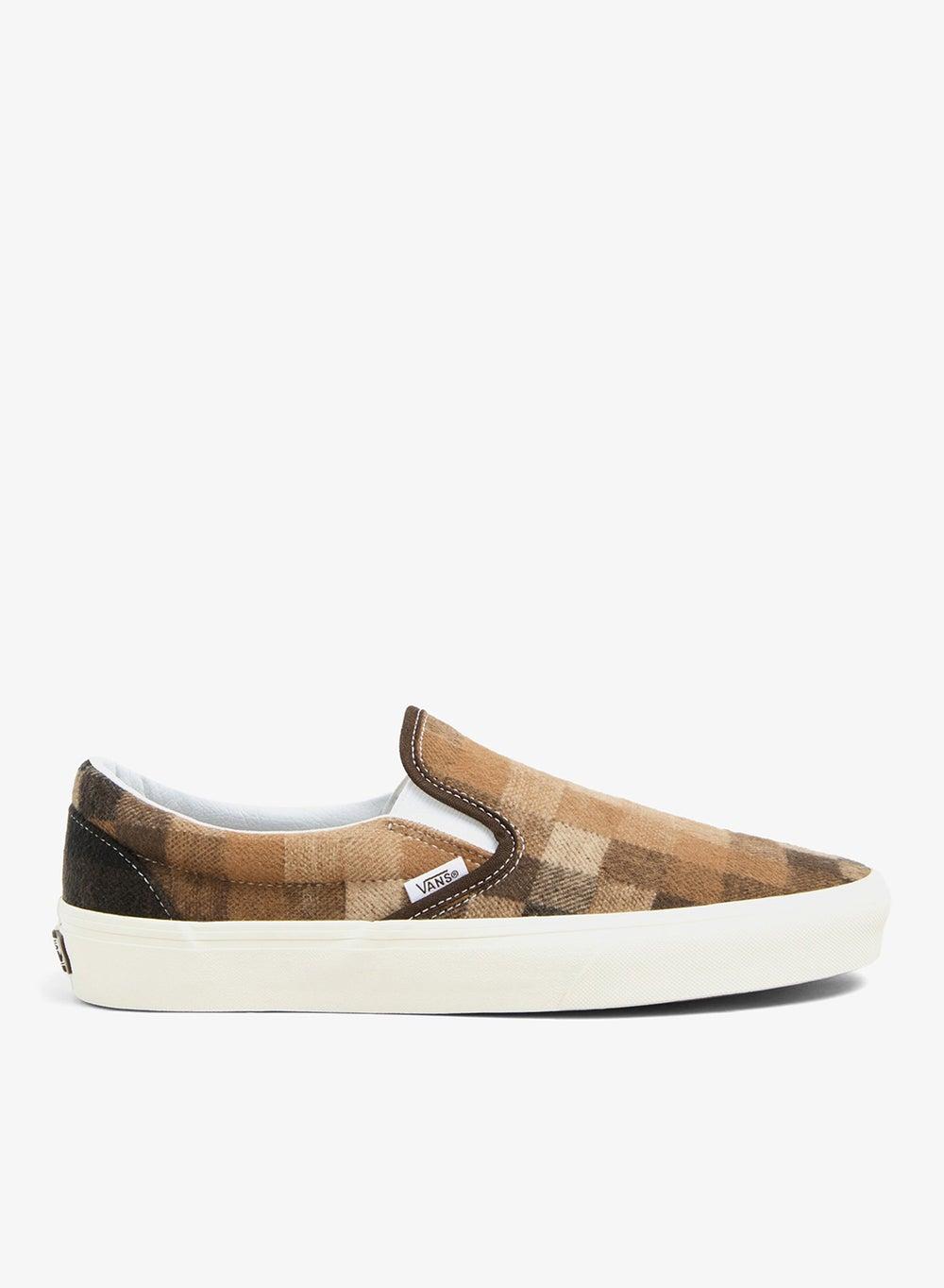 Vans Classic Slip-On Brown Unisex Sneakers - Image 1