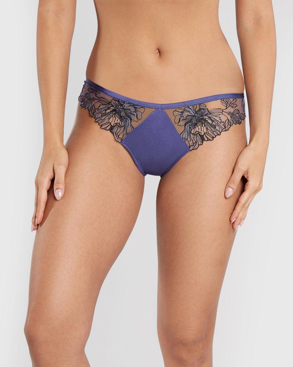 La Senza Diva Cheeky Floral Embroidered Panty - Image 1