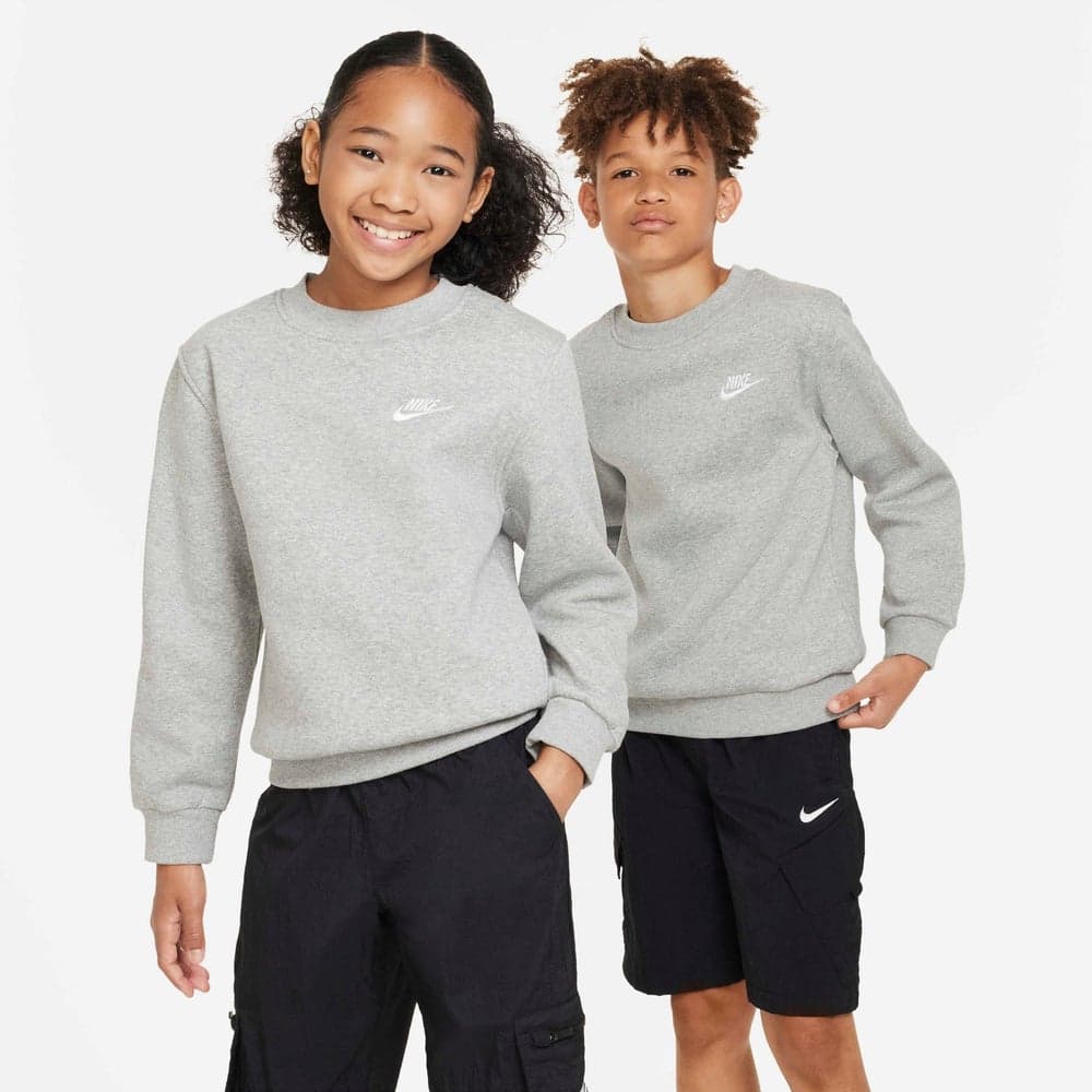 Kids’ Club Fleece Sweatshirt Grey Classic Comfort - Image 1