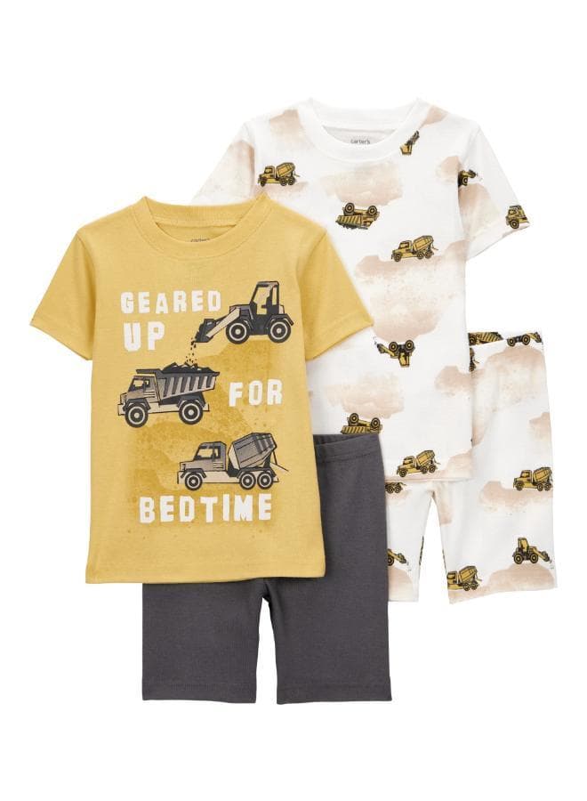 Carter’s 2S389010 Boys 4PC Cotton Pyjama Set - Image 1