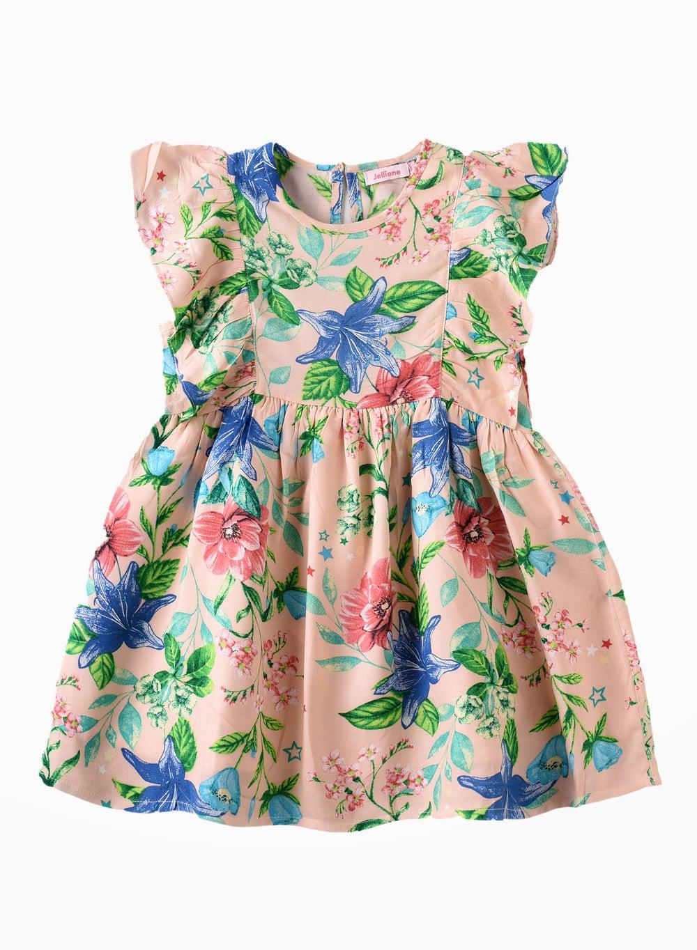 Blooming Adventures Pink Floral Fit & Flare Dress - Image 1