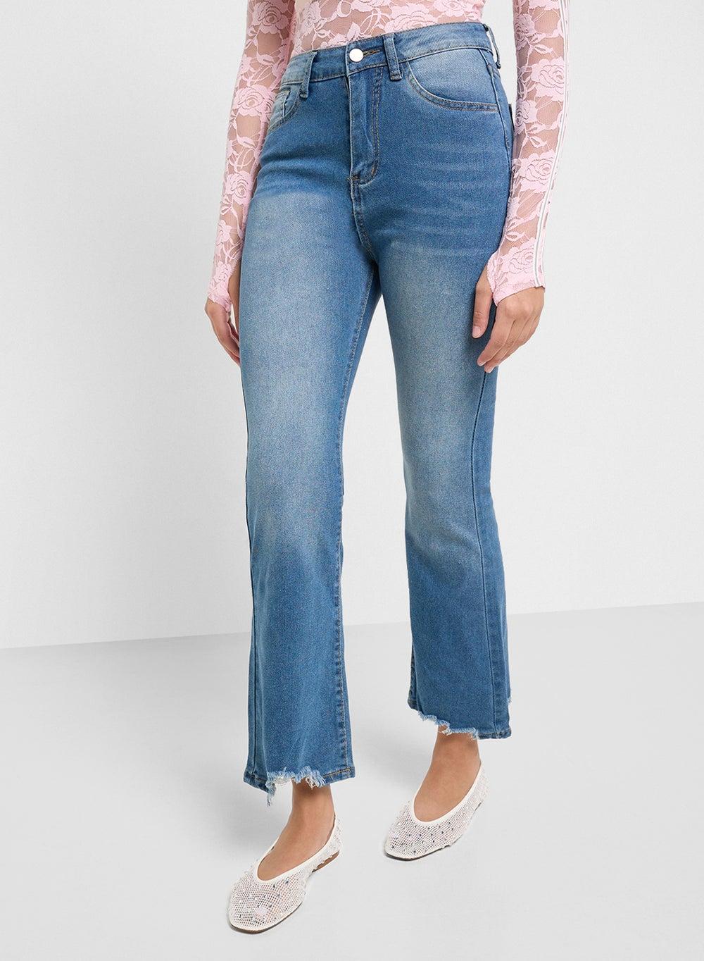 High Rise Bootcut Jeans Rch14 Classic Blue Fit - Image 1