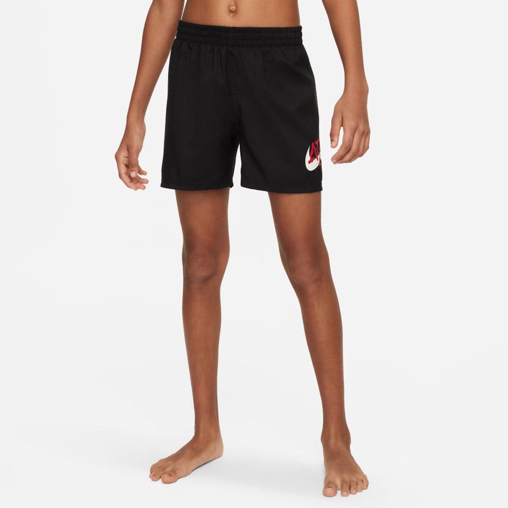 Kids Swim Volley Shorts Black Lightweight Comfort Fit - Image 1