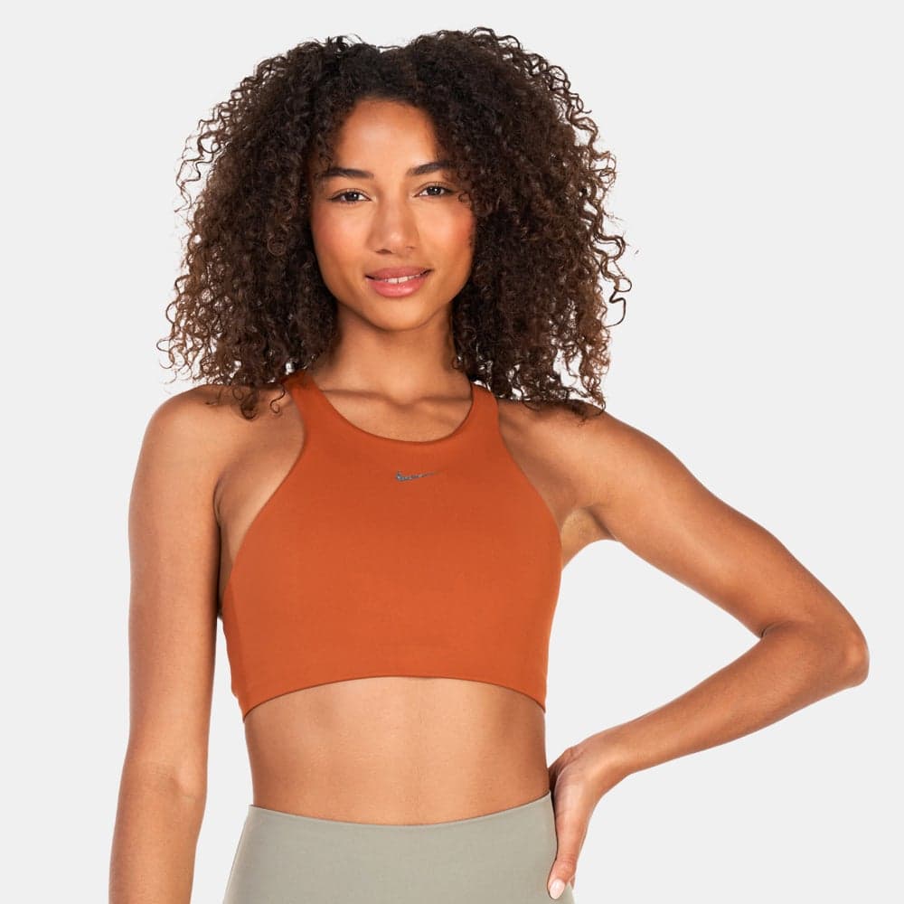 Dri-FIT Medium-Support Racerback Sports Bra Orange - Image 1