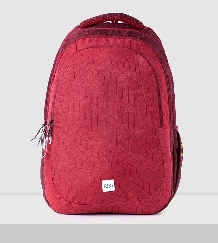 Wiki Wiki_5 Binate Red Laptop Backpack - Image 1
