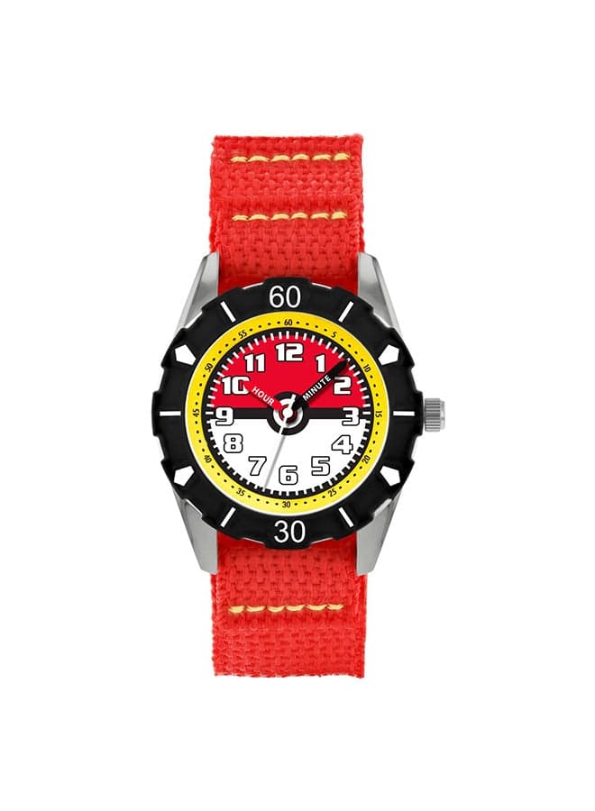 Boys Pokemon Analog Nylon Watch POK3129 35.5mm - Image 1