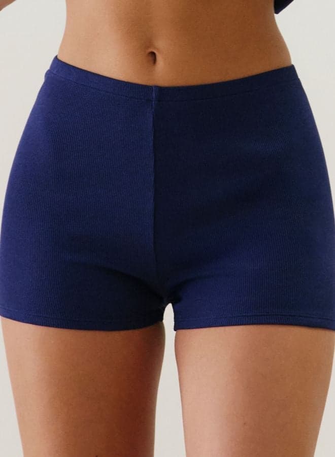 Soft Blue Jersey Night Shorts 655490138 - Image 1