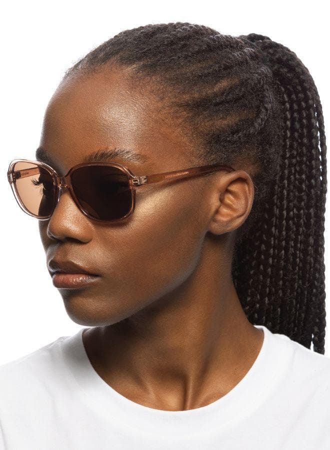 PETITE FINE Sol2229924 Oversized Clear Luxury Sunglasses - Image 1