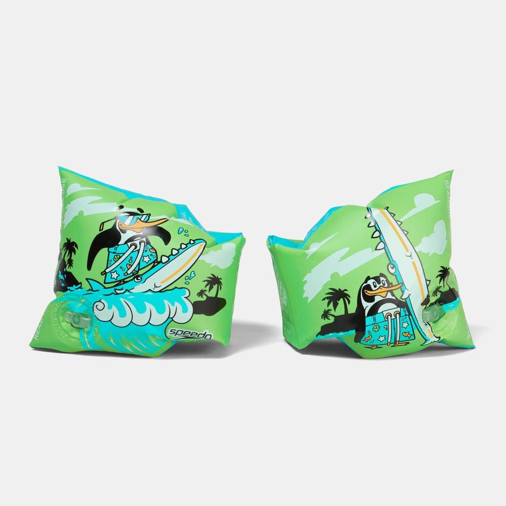 Aanadi Tiger Kids Swimming Armbands Green TPU - Image 1