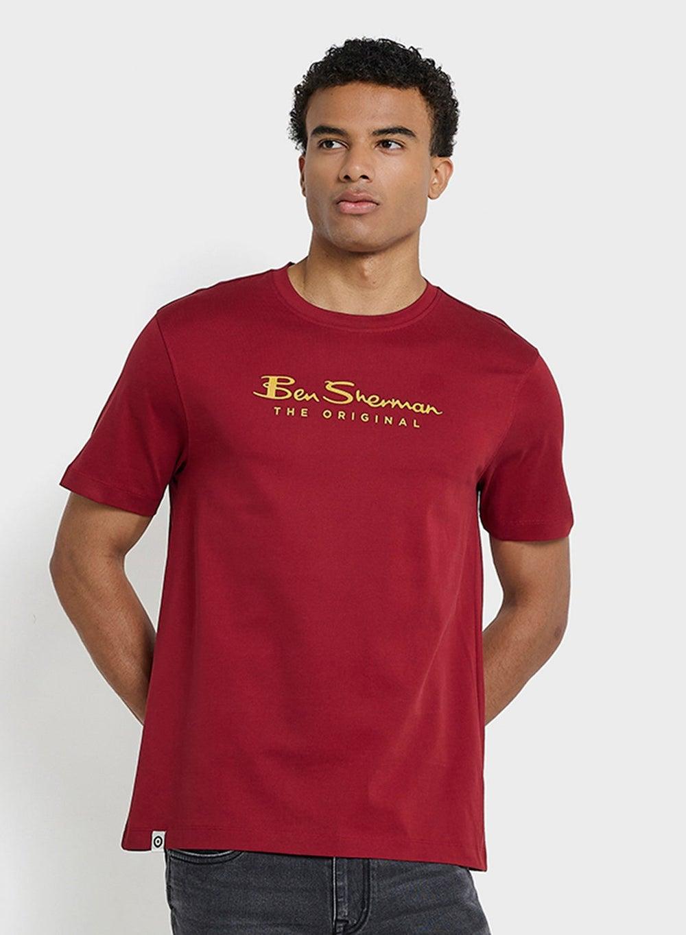 Ben Sherman M1018 02 Logo Crew Neck T-Shirt - Image 1