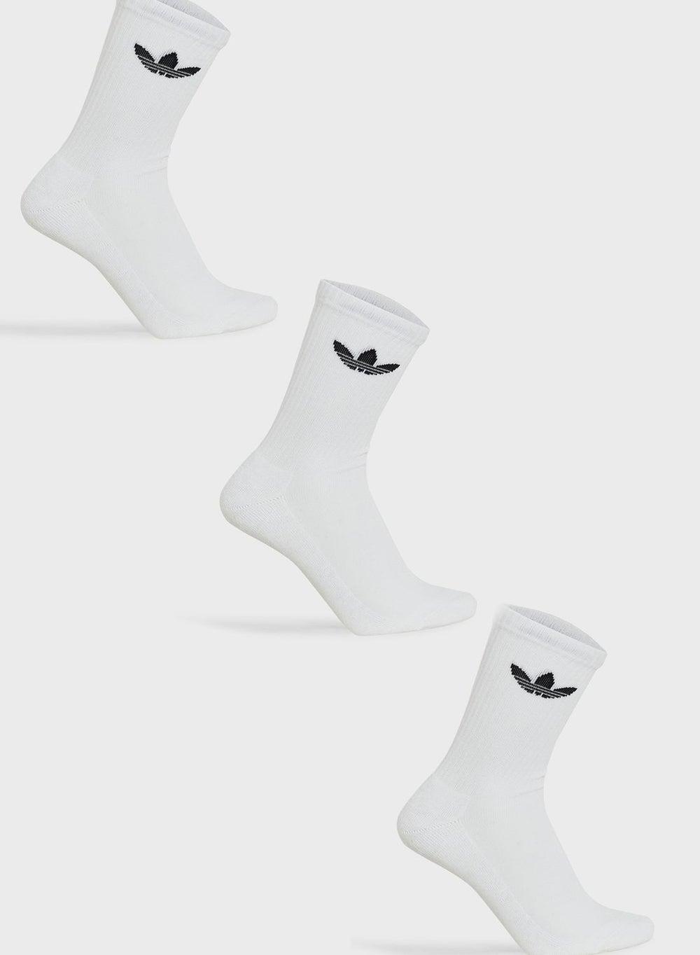 Trefoil Cushion Crew Socks 3 Pack IJ5616 - Image 1