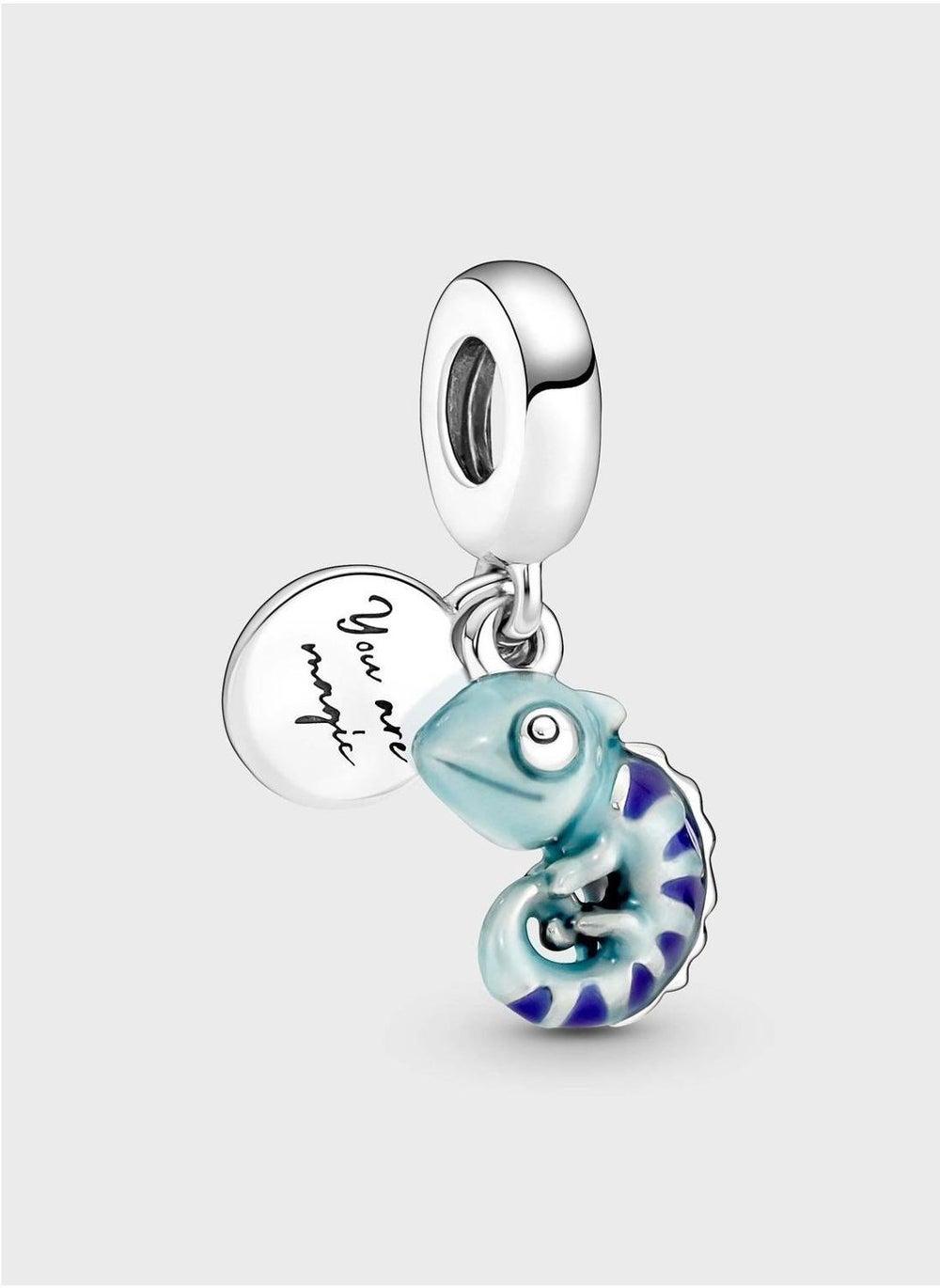 Colour-Changing Chameleon Dangle Charm Sterling Silver - Image 1