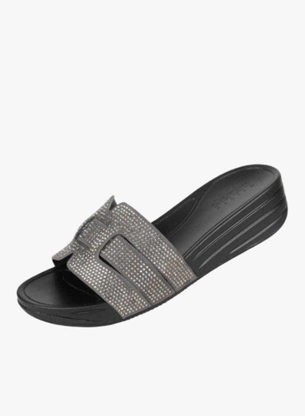 Michelle Morgan 414RJ901 Pewter Casual Comfort Sandals - Image 1