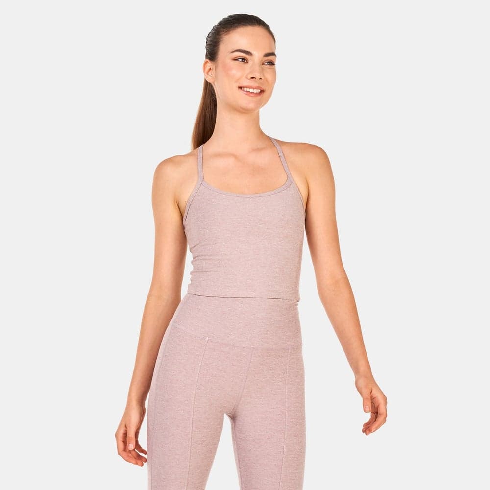 Spacedye Slim Racerback Cropped Tank Top - Image 1