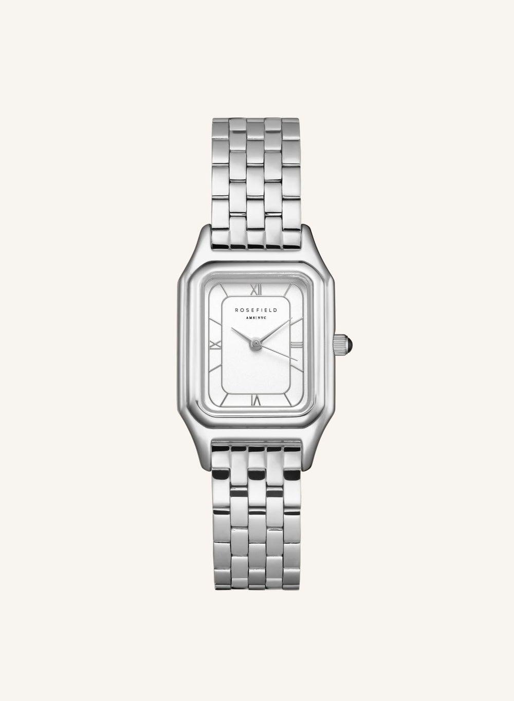 Rosefield Ivy OCWSSS-OC02 Silver Roman Dial Watch - Image 1