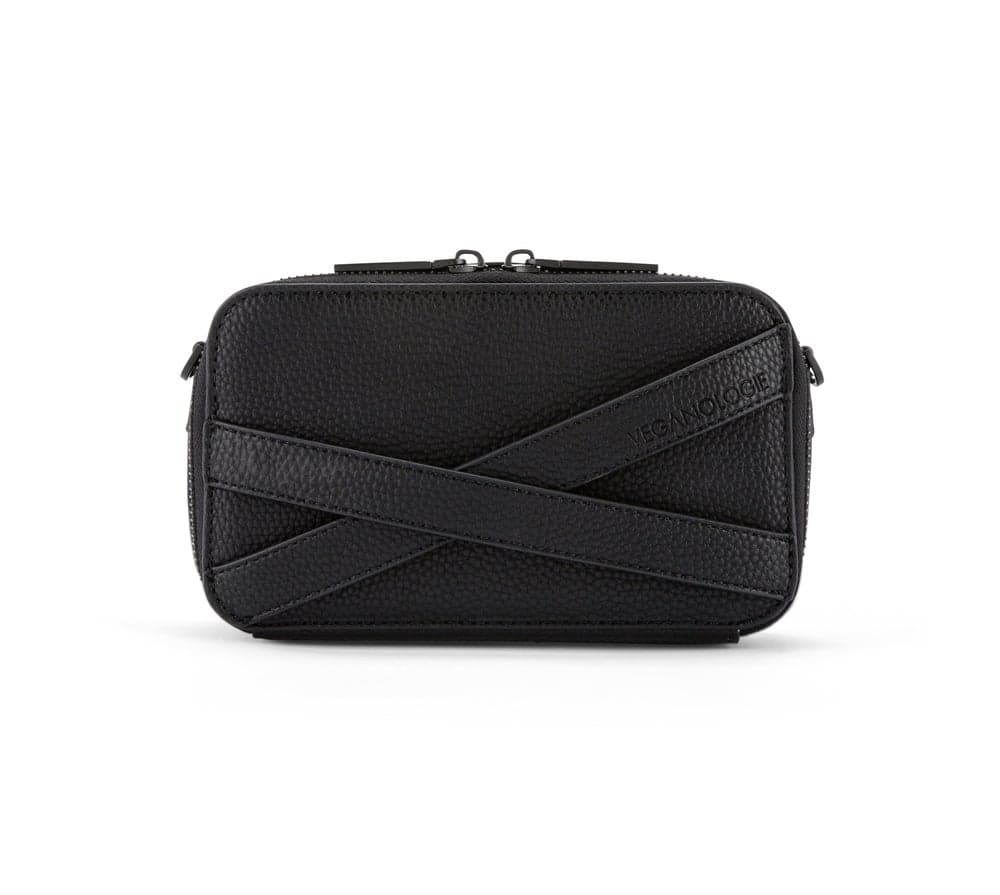 Mars Black Messenger Bag Made from 5.5 Recycled Bottles - Image 1