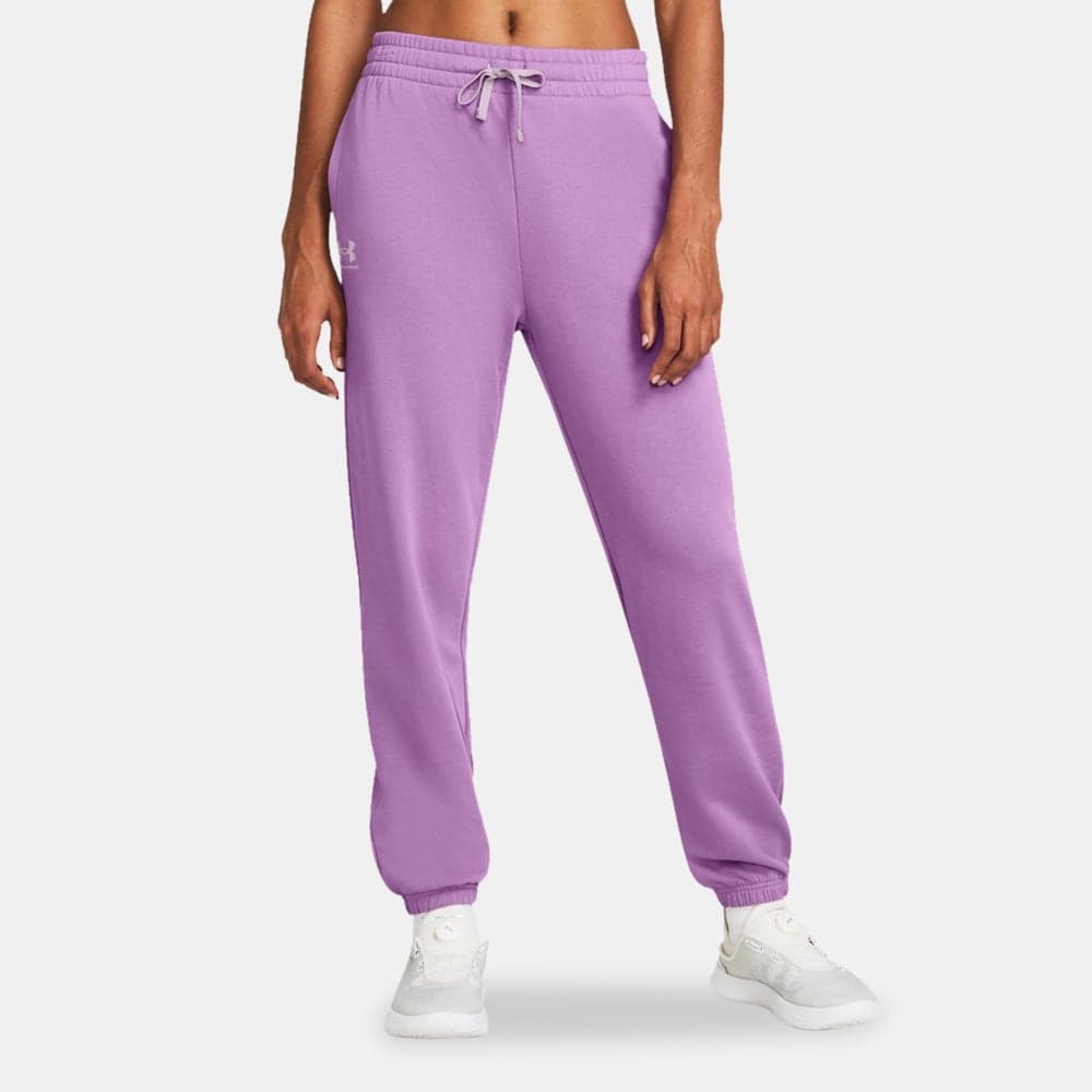Under Armour Women’s Rival Sweatpants Lavender Comfort Fit - Image 1