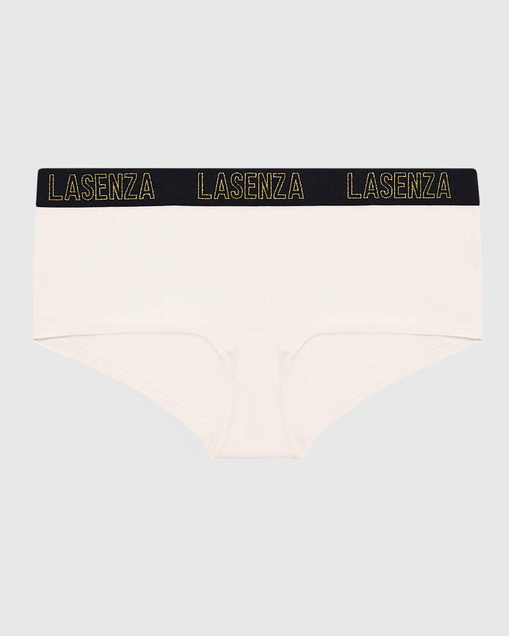 La Senza Logo Band Cotton Boyshort Panty - Image 1