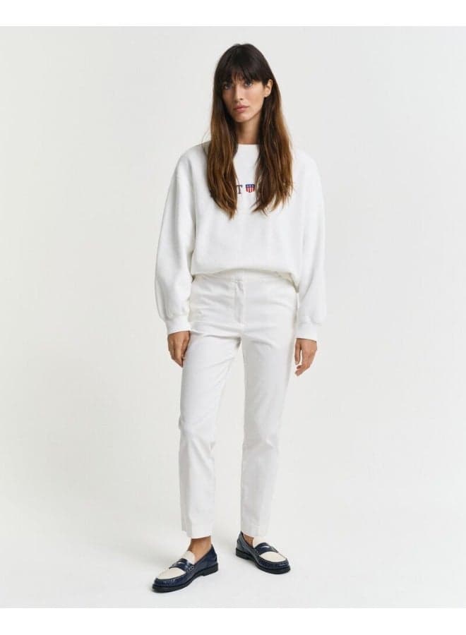 Gant Slim Straight White Slack Pants - Image 1