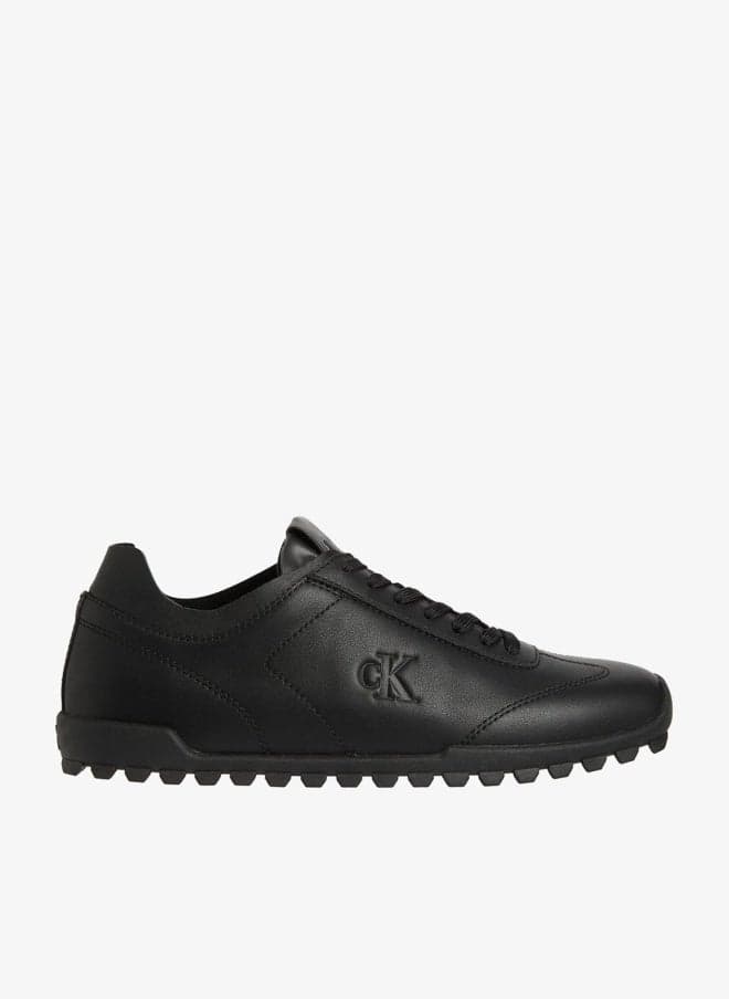 Triple Black Leather Low Profile Runner Yw0Yw020490Gj - Image 1