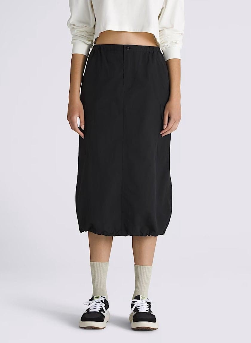 Riley Parachute Cargo Maxi Skirt Hqbblk - Image 1