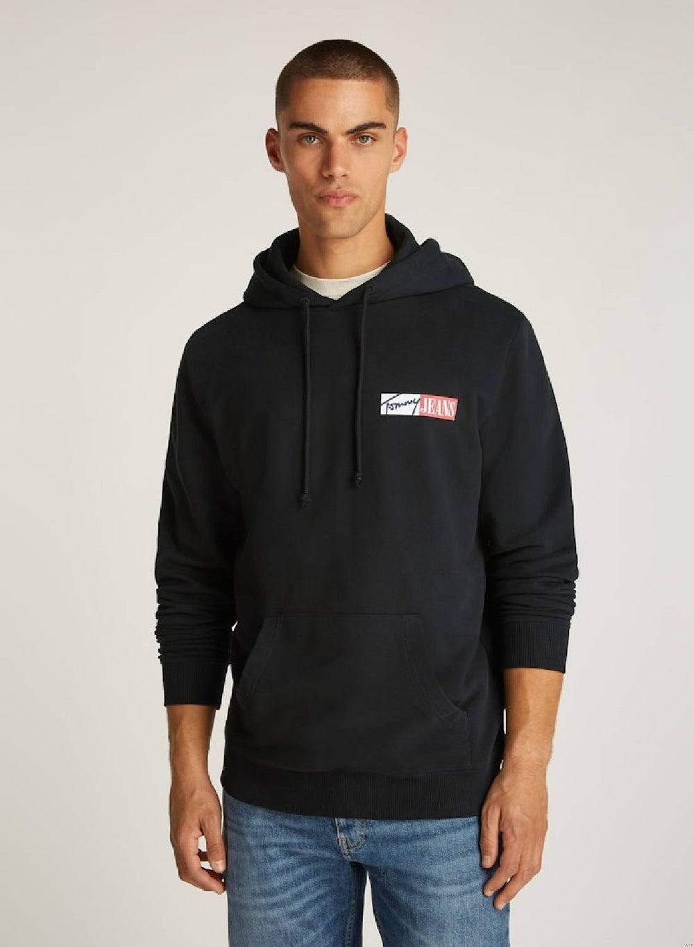 Signature Logo Drawstring Hoodie in Regenerative Cotton - Image 1