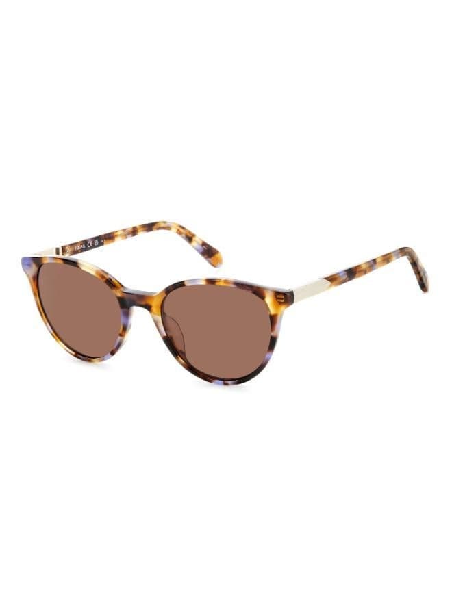 Fos 2154/S Round Brown Lens Sunglasses - Image 1
