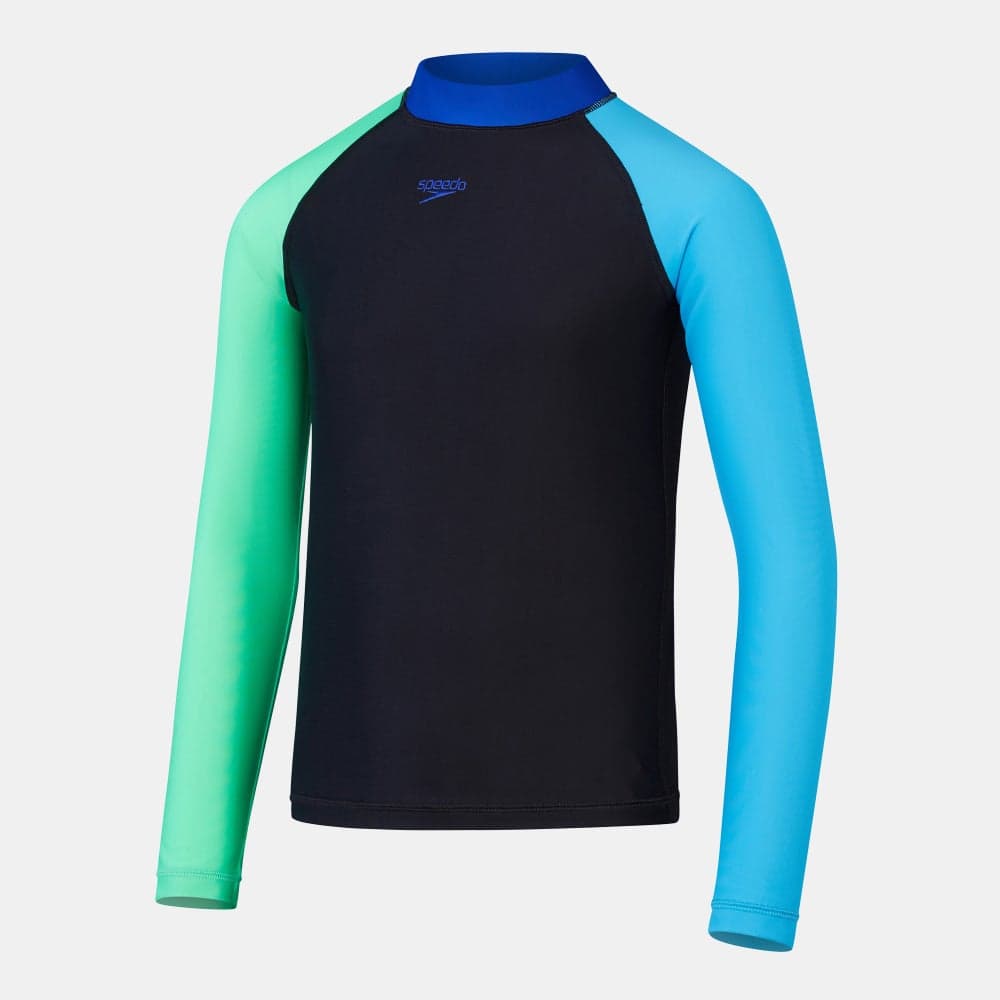 Kids' Colourblock Rashguard and Jammers Set - Image 1