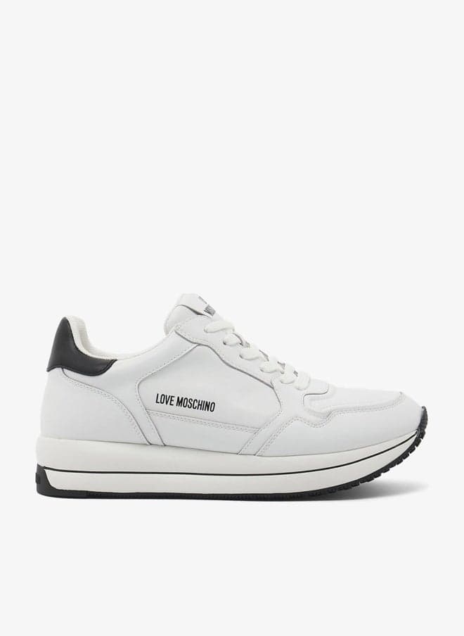 Logo Low-Top Leather Sneakers Ja15234G1Nia110A - Image 1