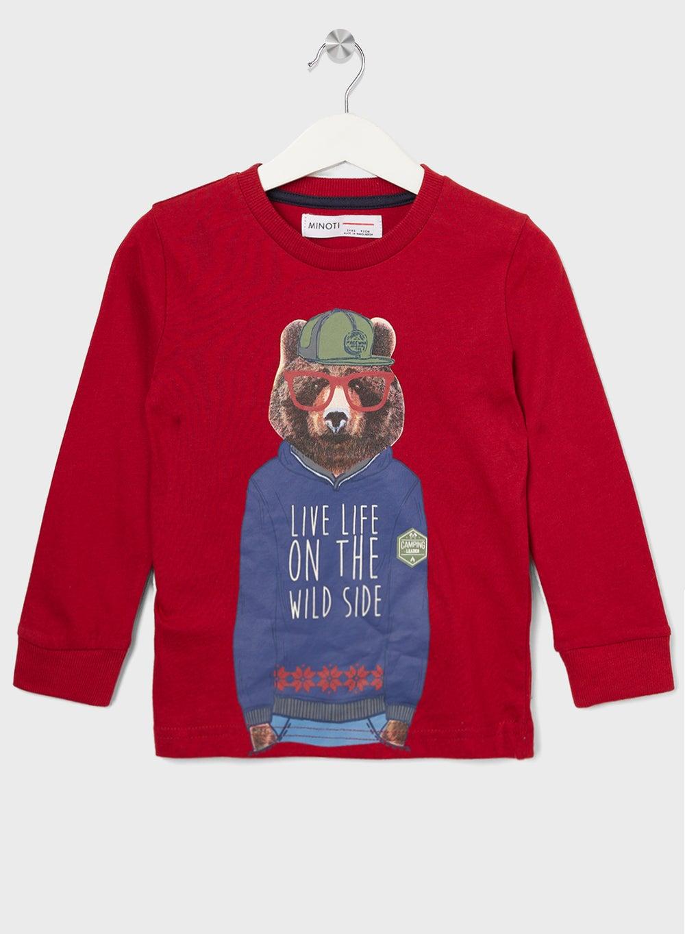 Infant Wildside Graphic Long Sleeve T-Shirt - Image 1
