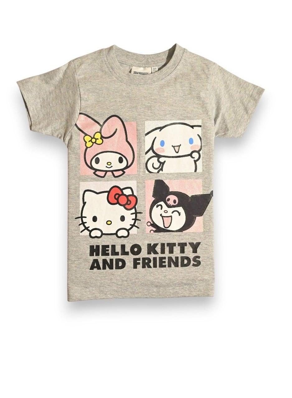 Hello Kitty Girls Short Sleeve Cotton T-Shirt - Image 1