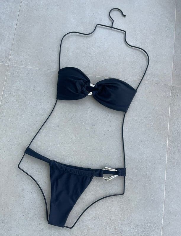 Scorpio Kini Black Bikini Top - Image 1